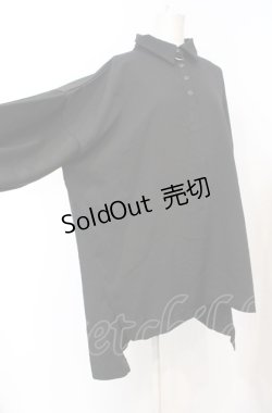 画像2: ililil / 下弦-blackshirt F ブラック O-25-07-21-065-PU-BL-OW-ZY