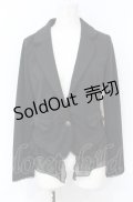 axes femme / リボンポケットカットジャケット M クロ O-25-07-21-068-AX-JA-OW-OS