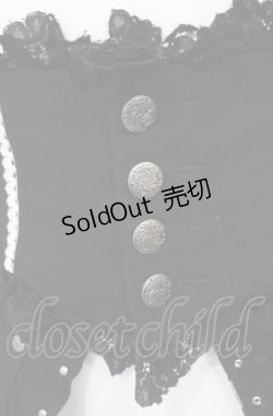 画像2: Ozz oneste / フラップ付きソフトコルセット  ブラック O-25-07-21-084-OO-TO-OW-OS