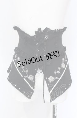 画像3: Ozz oneste / フラップ付きソフトコルセット  ブラック O-25-07-21-084-OO-TO-OW-OS