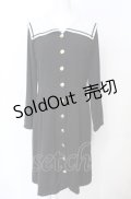 E hyphen world gallery / セーラーワンピース M クロ×シロ O-25-07-21-088-LO-OP-OW-OS
