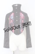 Ozz On / 斑染めベロア切り替えコーデュロイジャケット  ブラウン×マルチカラー O-25-07-21-089-OO-JA-OW-OS