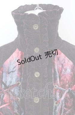 画像2: Ozz On / 斑染めベロア切り替えコーデュロイジャケット  ブラウン×マルチカラー O-25-07-21-089-OO-JA-OW-OS