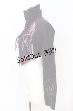 画像3: Ozz On / 斑染めベロア切り替えコーデュロイジャケット  ブラウン×マルチカラー O-25-07-21-089-OO-JA-OW-OS