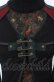 画像2: Ozz On / 柄ニット切り替えレイヤードトップス  ブラック×レッド O-25-07-21-090-OO-TO-OW-OS (2)