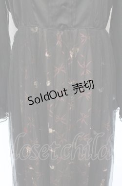 画像2: axes femme POETIQUE / 白雪姫ワンピース M クロ×ワイン O-25-07-21-093-AX-OP-OW-OS