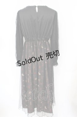 画像3: axes femme POETIQUE / 白雪姫ワンピース M クロ×ワイン O-25-07-21-093-AX-OP-OW-OS