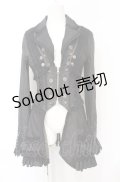 Ozz Croce / ボレロ付きノースリーブジャケット  ブラック O-25-07-21-096-OO-OP-OW-OS