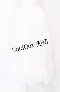 PINK HOUSE / テトロンシャースカート  シロ O-25-07-21-106-LO-SK-OW-OS