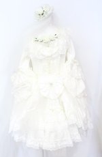 画像1: BABY,THE STARS SHINE BRIGHT / Le poupee mariee reveuse ドレスセット  シロ O-25-07-21-107-BA-OP-IG-OS (1)