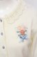 画像2: Fi.n.t / クロシェ衿リボン刺繍ニットカーディガン F アイボリー O-25-07-21-011-CA-TO-OW-OS (2)