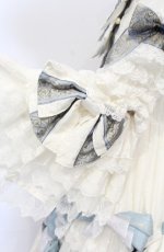 画像6: BABY,THE STARS SHINE BRIGHT / アンリエッタ姫の舞踏会ワンピースドレス・キャノティエセット  シルキーホワイト×サックス O-25-07-21-108-BA-OP-IG-OS (6)
