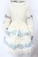 画像8: BABY,THE STARS SHINE BRIGHT / アンリエッタ姫の舞踏会ワンピースドレス・キャノティエセット  シルキーホワイト×サックス O-25-07-21-108-BA-OP-IG-OS