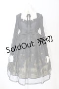 Angelic Pretty / Horror Gardenワンピース  クロ×ゴールド O-25-07-21-109-AP-OP-IG-OS