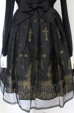 画像3: Angelic Pretty / Horror Gardenワンピース  クロ×ゴールド O-25-07-21-109-AP-OP-IG-OS (3)