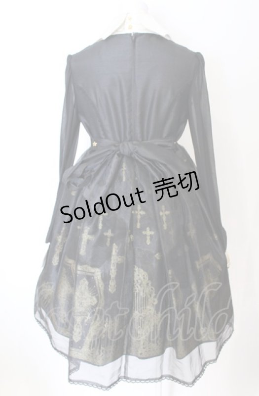 画像6: Angelic Pretty / Horror Gardenワンピース  クロ×ゴールド O-25-07-21-109-AP-OP-IG-OS (6)