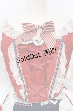 画像2: BABY,THE STARS SHINE BRIGHT / りんちゃんのグレーテルワンピースセット  えんじ×ネイビー×シロ O-25-07-21-110-BA-OP-IG-OS