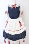 画像5: BABY,THE STARS SHINE BRIGHT / りんちゃんのグレーテルワンピースセット  えんじ×ネイビー×シロ O-25-07-21-110-BA-OP-IG-OS (5)
