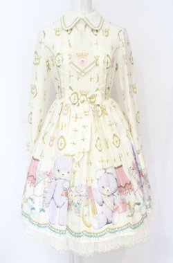 画像1: Angelic Pretty / Charlotte's Bearワンピース  オフ O-25-07-21-111-AP-OP-IG-OS