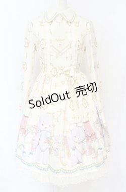 画像1: Angelic Pretty / Charlotte's Bearワンピース  オフ O-25-07-21-111-AP-OP-IG-OS