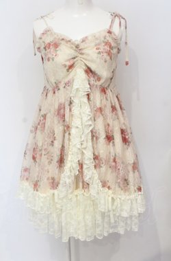 画像1: axes femme / ブーケレースキャミチュニック F キナリ O-25-07-21-013-AX-TO-OW-OS