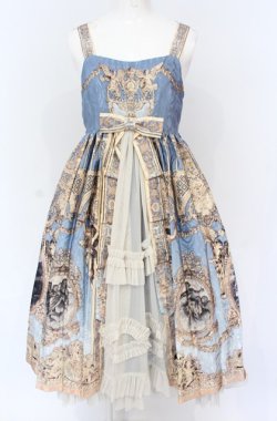 画像1: Krad Lanrete（海外ロリィタ） / Retentissement De Versailles II型ドレス  ブルー O-25-07-21-115-LO-OP-IG-OS