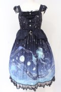Krad Lanrete（海外ロリィタ） / Lost in Sea Blue ジャンパースカート  ネイビー O-25-07-21-117-LO-OP-IG-OS