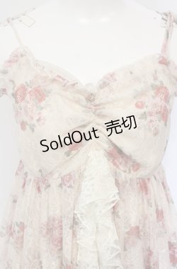 画像2: axes femme / ブーケレースキャミチュニック F キナリ O-25-07-21-013-AX-TO-OW-OS