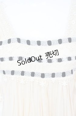画像2: 仲夏物語（海外ロリィタ） / はしごレースタブリエ  アイボリー O-25-07-21-125-LO-OP-IG-OS