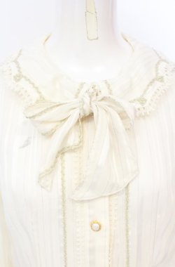画像2: BABY,THE STARS SHINE BRIGHT / Ex libris the DOLLS ストライプシフォンブラウス  アイボリー O-25-07-21-134-BA-BL-IG-OS