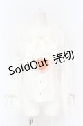 BABY,THE STARS SHINE BRIGHT / 時計うさぎのHEART TRUMPぐるりんリボンブラウス  オフ O-25-07-21-135-BA-BL-IG-OS