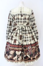 画像4: Angelic Pretty / British Bearワンピース  アイボリー O-25-07-21-140-AP-OP-IG-OS (4)