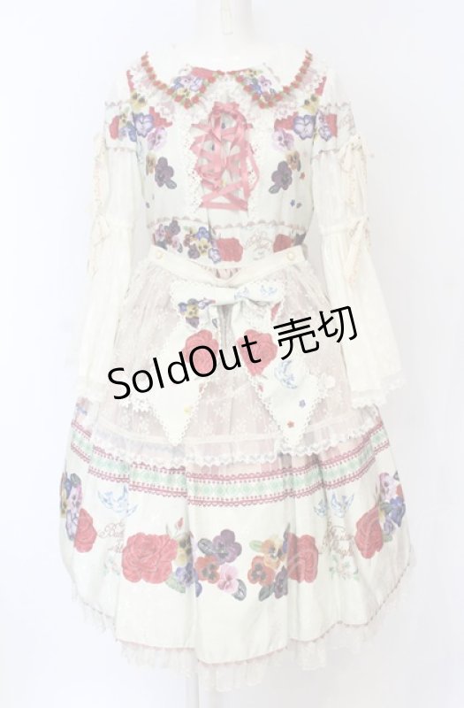 画像1: BABY,THE STARS SHINE BRIGHT / Polonaise Brillante〜乙女の思想〜ワンピース  アイボリー O-25-07-21-141-BA-OP-IG-OS (1)