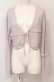 画像1: axes femme POETIQUE / クロシェ風ニットボレロ M ラベンダー O-25-07-21-016-AX-TO-OW-OS (1)