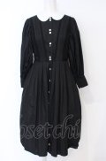 Melody BasKet / Classical lady dress　ワンピース M クロ×シロ O-25-07-21-019-LO-OP-OW-OS