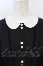 画像2: Melody BasKet / Classical lady dress　ワンピース M クロ×シロ O-25-07-21-019-LO-OP-OW-OS (2)