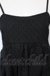 画像2: Candy Stripper / VOLUME CAMISOLE DRESS 2 ブラック O-25-07-21-021-PU-OP-OW-ZY (2)