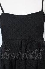 画像2: Candy Stripper / VOLUME CAMISOLE DRESS 2 ブラック O-25-07-21-021-PU-OP-OW-ZY (2)