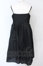画像3: Candy Stripper / VOLUME CAMISOLE DRESS 2 ブラック O-25-07-21-021-PU-OP-OW-ZY (3)