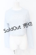 MILK / MILKショート L.S Tee  サックス O-25-07-21-023-ML-TO-OW-OS