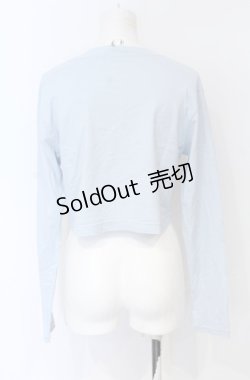 画像2: MILK / MILKショート L.S Tee  サックス O-25-07-21-023-ML-TO-OW-OS