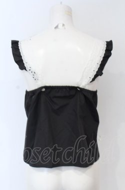 画像3: MILK / レース UP キャミ  クロ×シロ O-25-07-21-024-ML-TO-OW-OS