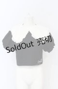 MILK / Bigカラートップス  クロ×シロ O-25-07-21-025-ML-BL-OW-OS