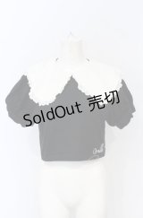 MILK / Bigカラートップス  クロ×シロ O-25-07-21-025-ML-BL-OW-OS