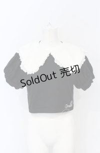 MILK / Bigカラートップス  クロ×シロ O-25-07-21-025-ML-BL-OW-OS