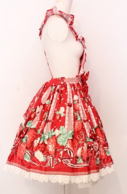 画像3: Angelic Pretty / 摘みたていちごエプロン風スカート  アカ O-25-07-23-027-AP-SK-IG-OS