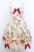 BABY,THE STARS SHINE BRIGHT / フリルジャンパースカート（Snow White）  アイボリー O-25-07-23-028-BA-OP-IG-OS