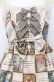 画像2: BABY,THE STARS SHINE BRIGHT / Ex libris the DOLLS柄フリルフリルジャンパースカート  ベージュ O-25-07-23-031-BA-OP-IG-OS (2)