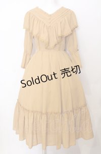 axes femme kawaii / シャルロットワンピース  マスタード O-25-07-23-040-AX-OP-IG-OS