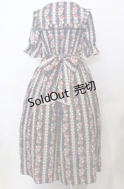画像3: axes femme kawaii / ローズベリーガーデンワンピース  ネイビー O-25-07-23-044-AX-OP-IG-OS